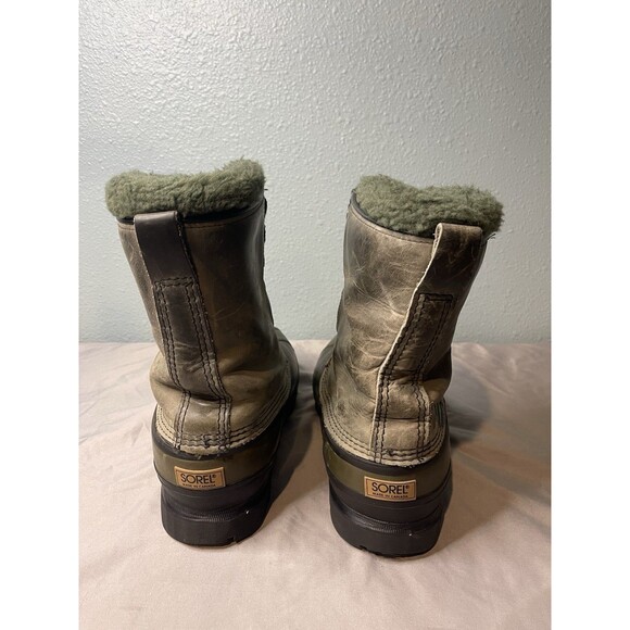 Sorel Kaufman Leather Lace Up Snow Boots With Liner Made In Canada Men’s Size 8 main image 12